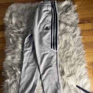 Grey adidas sweatpants